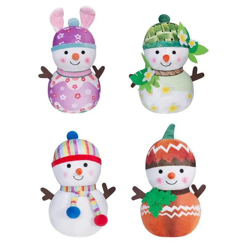 

1pc Snowman Doll Christmas Decoration Festive Ornaments Party Favors for Home Shop Office