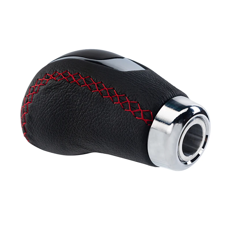 

POSSBAY Gear Shift Knob 5 Speed Stick Shifter Lever Leather for Volkswagen Golf Peugeot Passat BMW Universal Interior Details