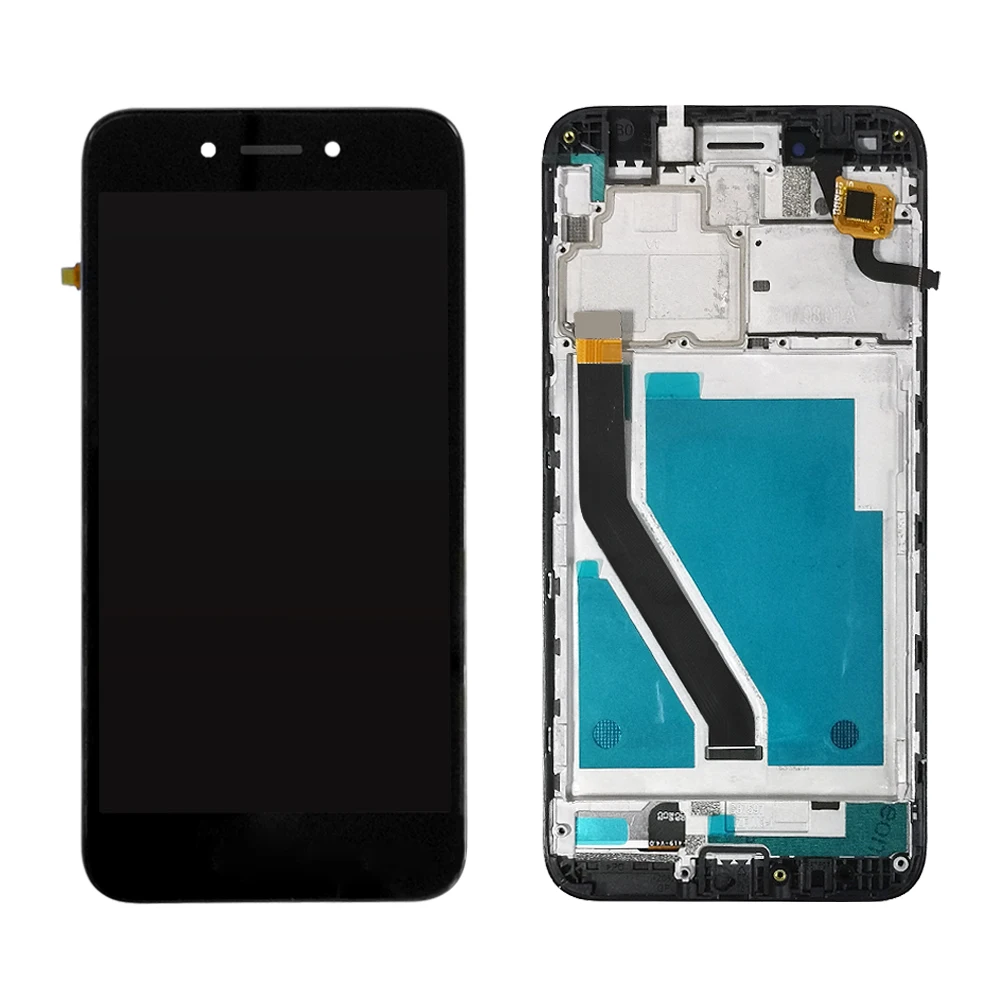 5,0 ''для huawei Honor 6A DLI-L22 DLI-L01 DLI-TL20 DLI-AL10 ЖК-дисплей полный ЖК-дисплей Дисплей+ кодирующий преобразователь сенсорного экрана в сборе с рамкой - Цвет: Black with Frame