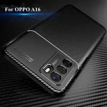 For OPPO A16 Cover Case For OPPO A16 A15 A53 Coque Shell Soft Silicone Shockproof Protective Business Back Bumper For OPPO A16