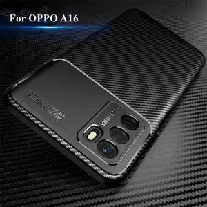 for oppo a16 cover case for oppo a16 a15 a53 coque shell soft silicone shockproof protective business back bumper for oppo a16 free global shipping