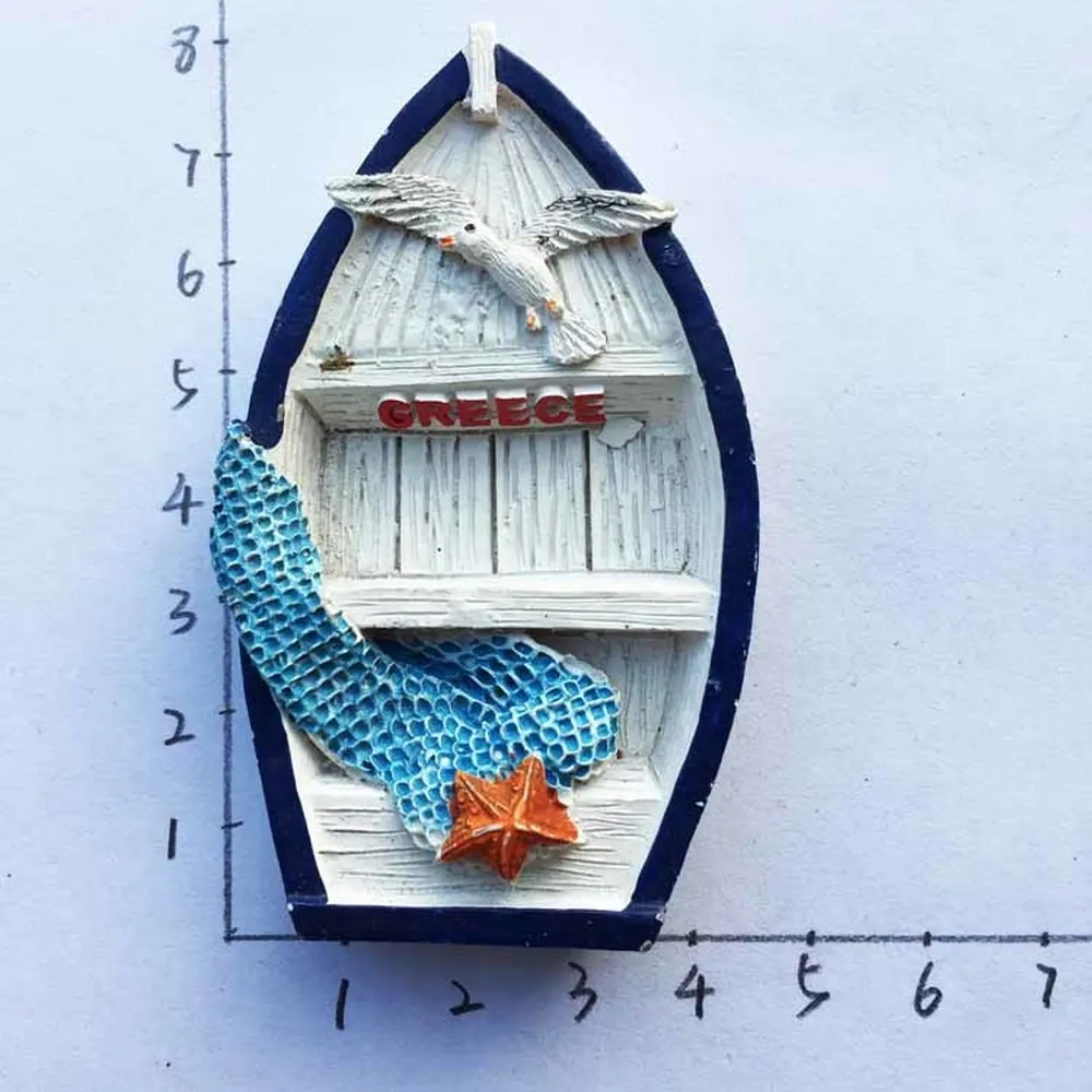 Магнитный сувенир на холодильник BABELEM Кипр Греция Афины крет Албания крецзе