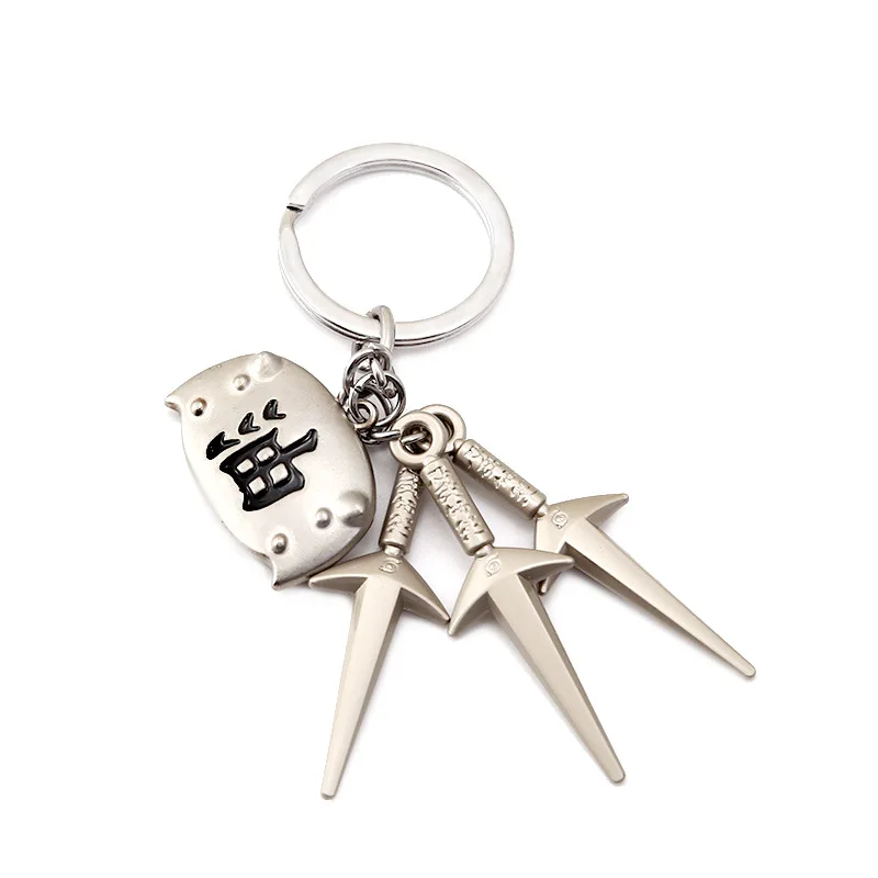 

NARUTO Keychain Anime Key Chain Akatsuki Hat Metal Keyring Holder Scrolls Pendant Chaveiro Jewelry Souvenir Gift For Fans Gift
