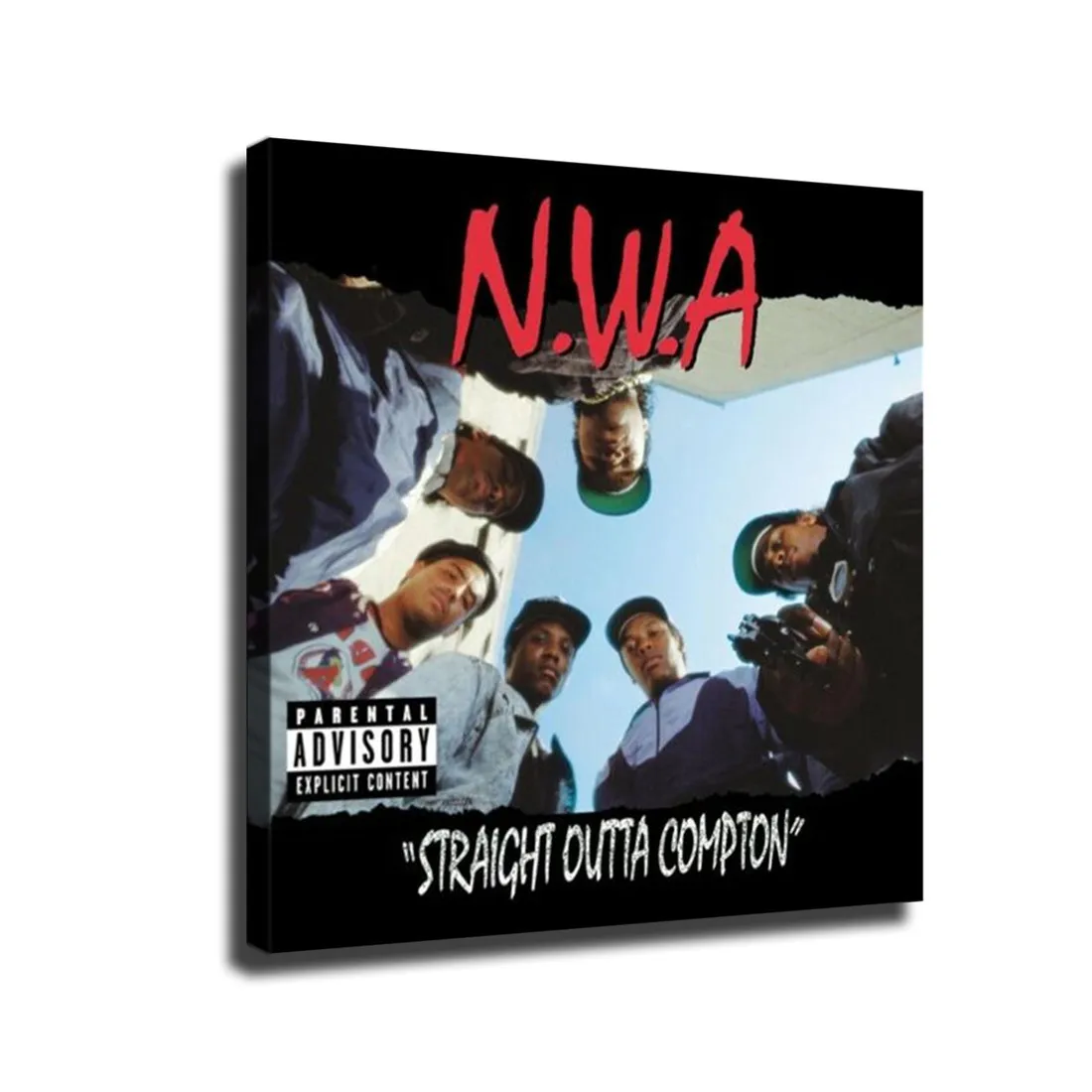 Масса нетто Альбом с художественным рисунком прямо Out Compton постер Картина на