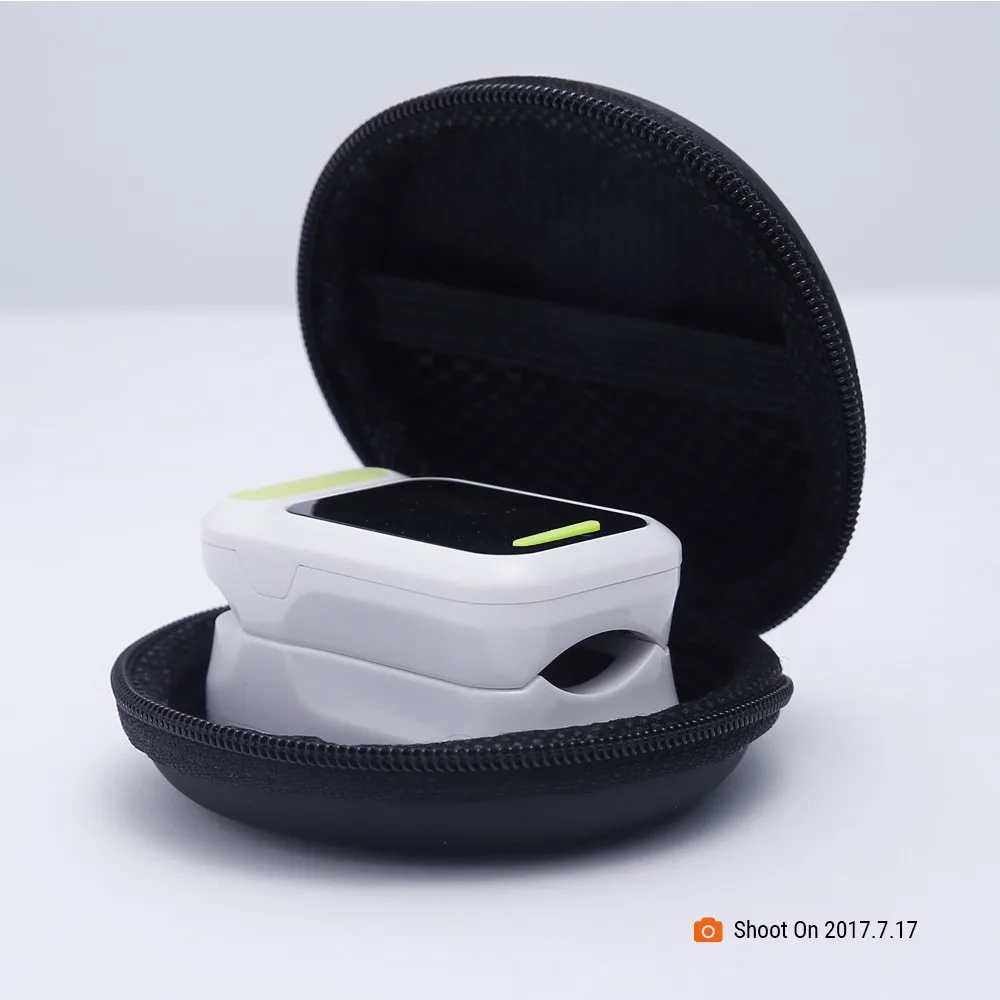 oximeter with bag Пульсоксиметр для пальцев, пульсоксиметр, Пульсоксиметр для пальцев, Пульсоксиметр для пальцев - Цвет: oximeter with bag