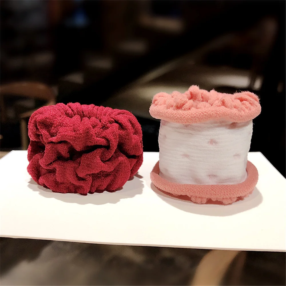 Прочные утолщенные резинки для волос высокое качество эластичные разноцветные