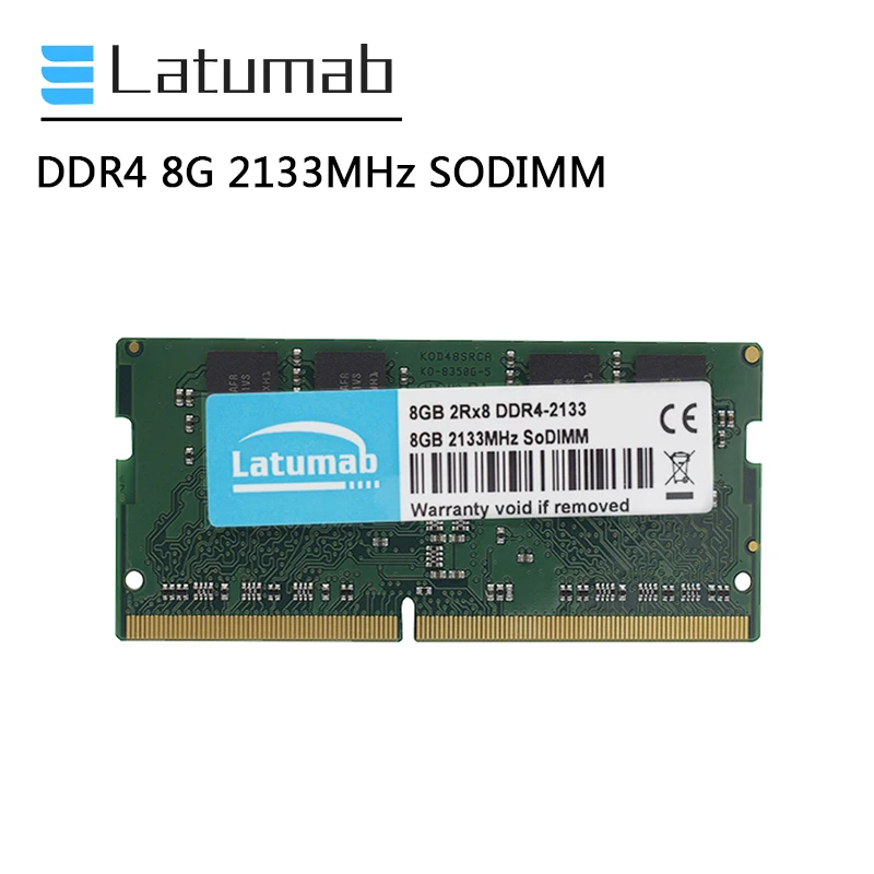 

Память для ноутбука DDR4 8 Гб 2133 МГц 1,2 в