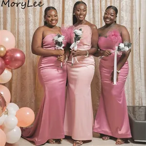 Bridesmaid Dresses Flower Sweetheart Spandex Satin Mermaid Bridesmaid Dresses With Zipper Back Wedding Party Bridemaid Gowns Bridesmaid Dresses Flower Sweetheart Spandex Satin Mermaid Bridesmaid Dresses With Zipper Back Wedding Party Bridemaid Gowns
