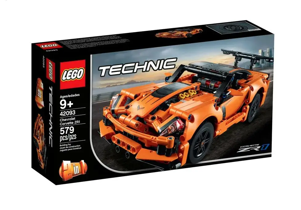 Конструктор Lego Technic 42093 для Chevrolet Corvette ZR1 отличный подарок на день рождения детей 579
