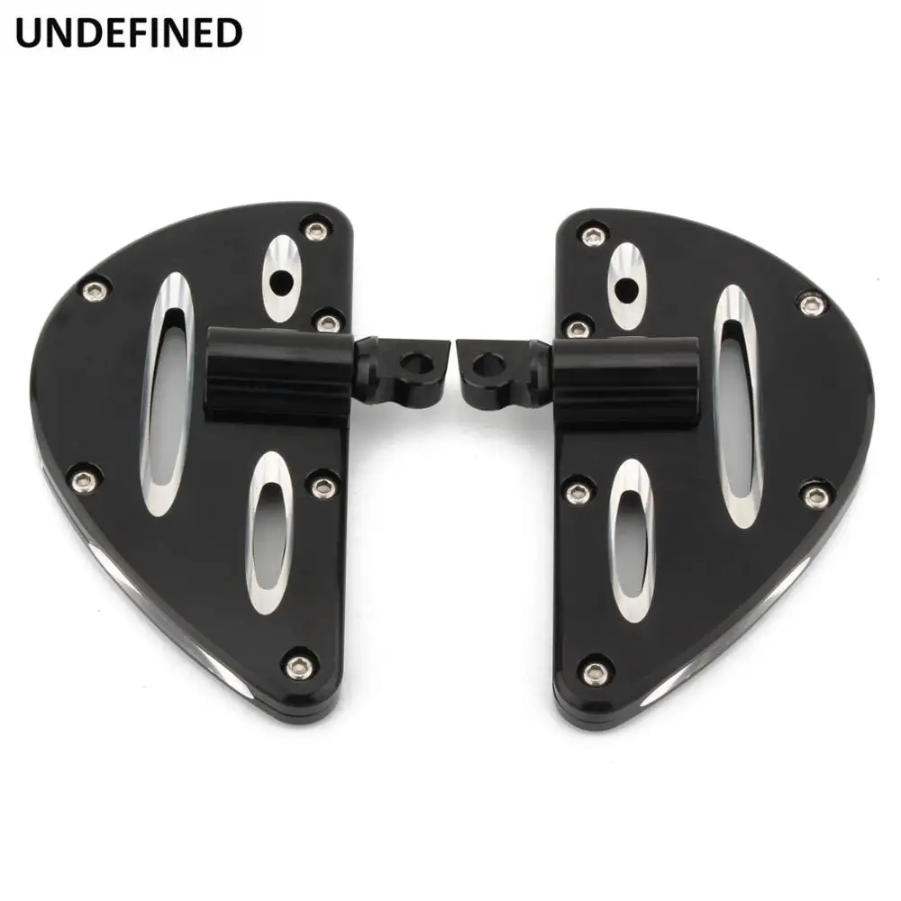 Черная Напольная доска для мотоциклетного водителя CNC штекерное крепление