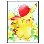 5D полноразмерная алмазная живопись с маленьким красным капюшоном ручная роспись Покемон искусство Вышивка Стразы мозаика подарок для детей домашний декор