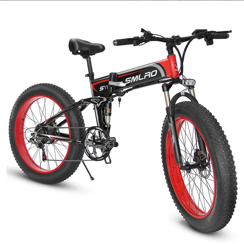 Günstig 2021 Neue Elektrische Schnee Bike 1000W 7 Geschwindigkeiten 48V 14Ah Batttery Ebike 26 Zoll Fett Reifen Elektrische Fahrrad High Power Ebike
