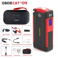 newest obdiicat d9 super function car jump starter auto eps emergency power car charger for petrol and diesel cars booster