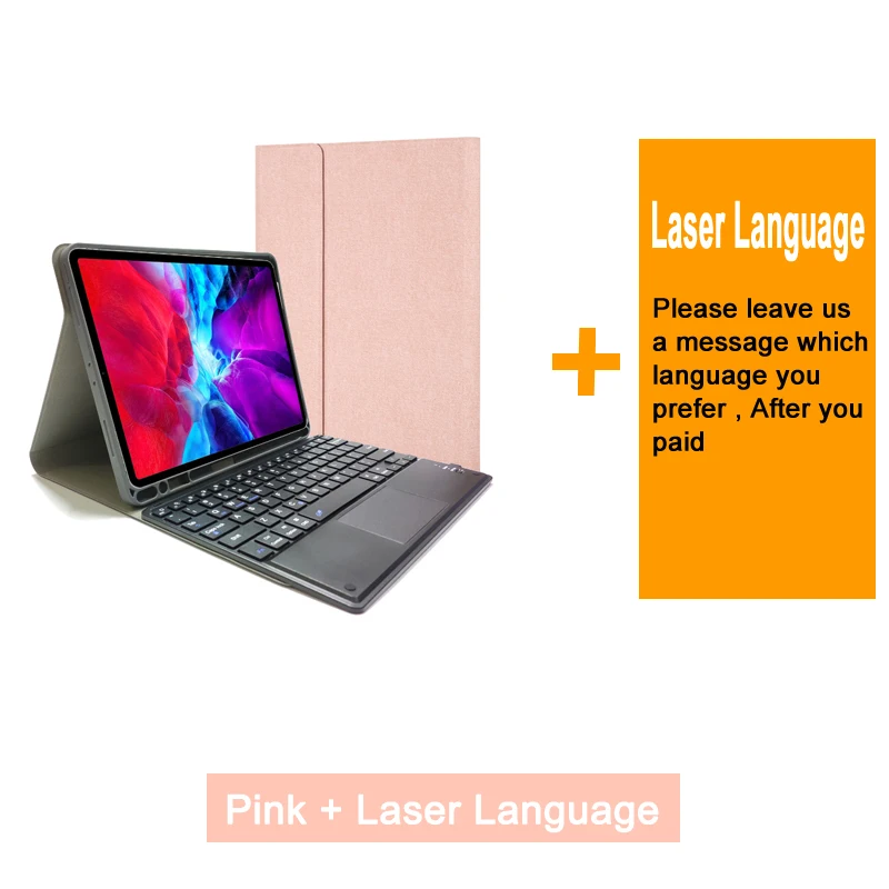 Беспроводной Bluetooth клавиатура мышьдля Чехол для iPad Pro 10 5 Air 3 2019 чехол трекпад с