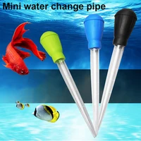 30ml manual small suction pipe fish tank siphon aquarium cleaning tool sediment residue feed water cleaning machine filter pump