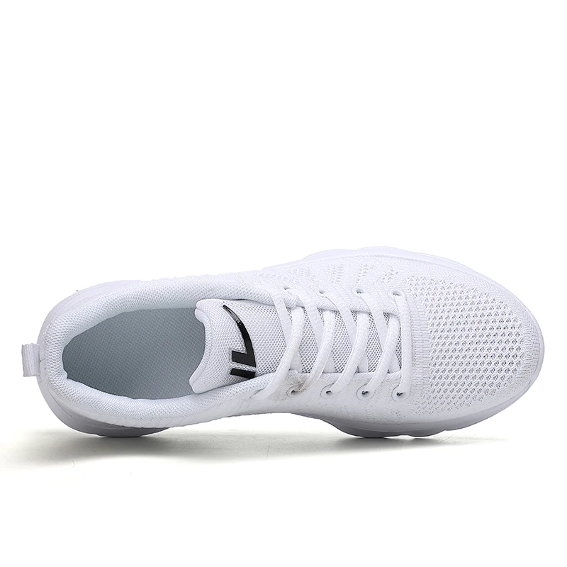 

Women Shoes Plus Size Flying Woven Women's Casual Shoes Breathable Casual Sneakers Running Shoes Non-slip Wear-resistant Sole