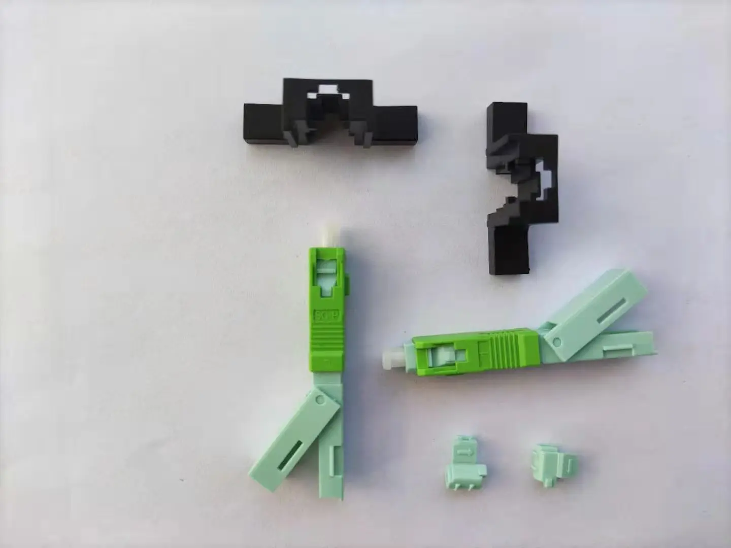 Встроенный SC APC Волоконно оптический Быстрый коннектор FTTH одномодовый волоконно