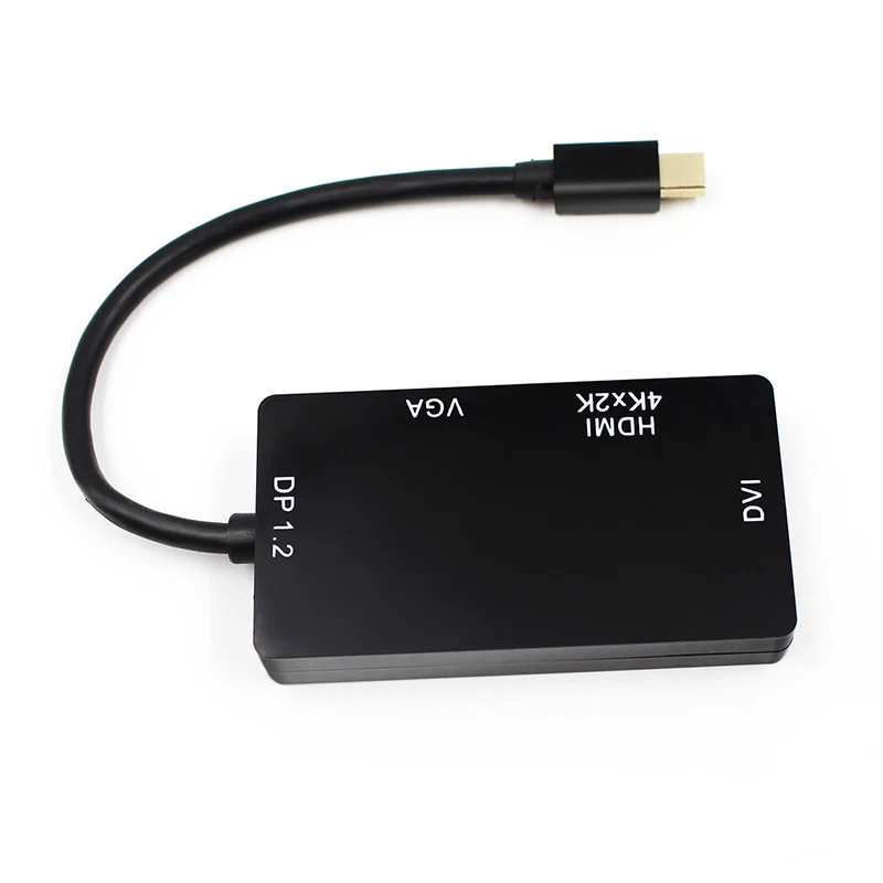3-в-1 Thunderbolt Mini DP к HDMI VGA DVI адаптер конвертер кабель для MacBook Air Pro Microsoft surface pro 3 2 |