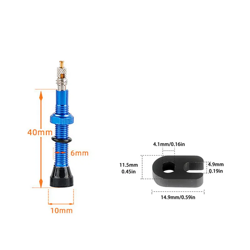 

Bike Valve Brass Core Tool MTB Road Bike Tubes Repair Tire Service Parts Bike Tire Air Valve W/ Optional Tool