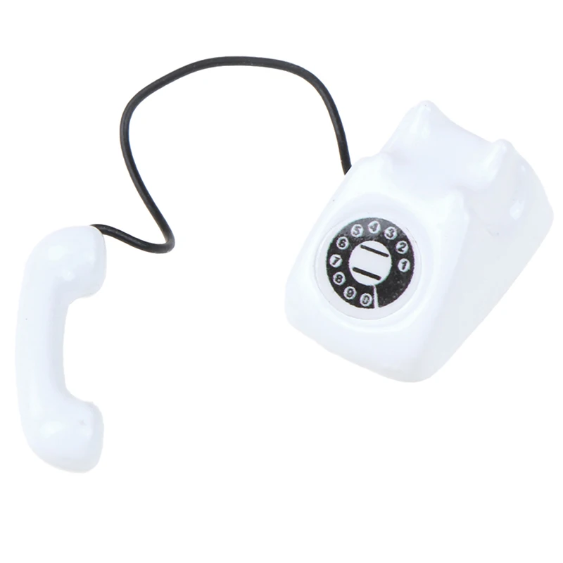 Мини 1/12 телефон для кукольного домика детская игрушка Миниатюрная модель сцена