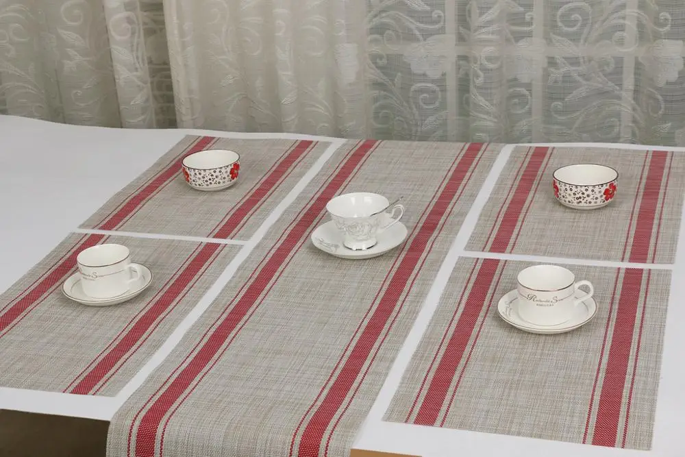 

1PC 135cm 225cm PVC Table Runner Luxury Long Tablecloth Easy To Clean Quick-drying Breathable Table Mat Coffee Table Flag QA 157