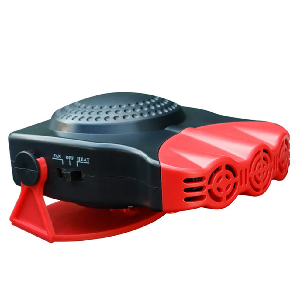 

3 Holes Car Heater&Fan 2 in1 12v Strong Wind 180 Rotatable Air Purification Dryer Windshield Demister Defroster Car Accessories