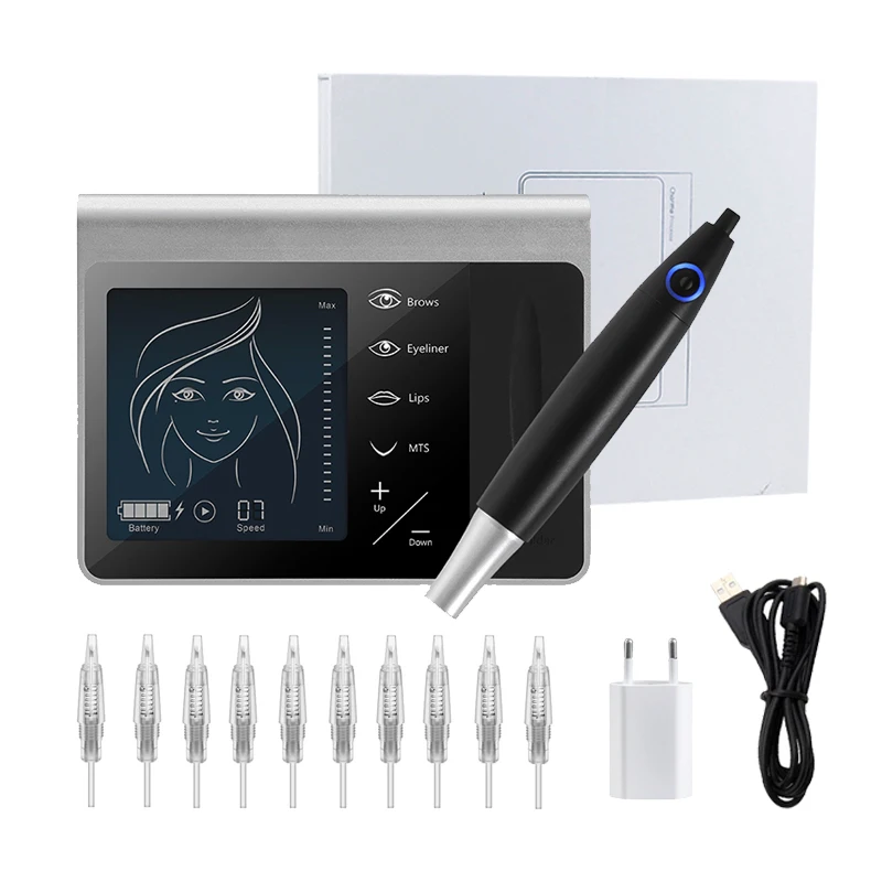 Премиум машинка для перманентного макияжа с сенсорным экраном Charmant цифровая