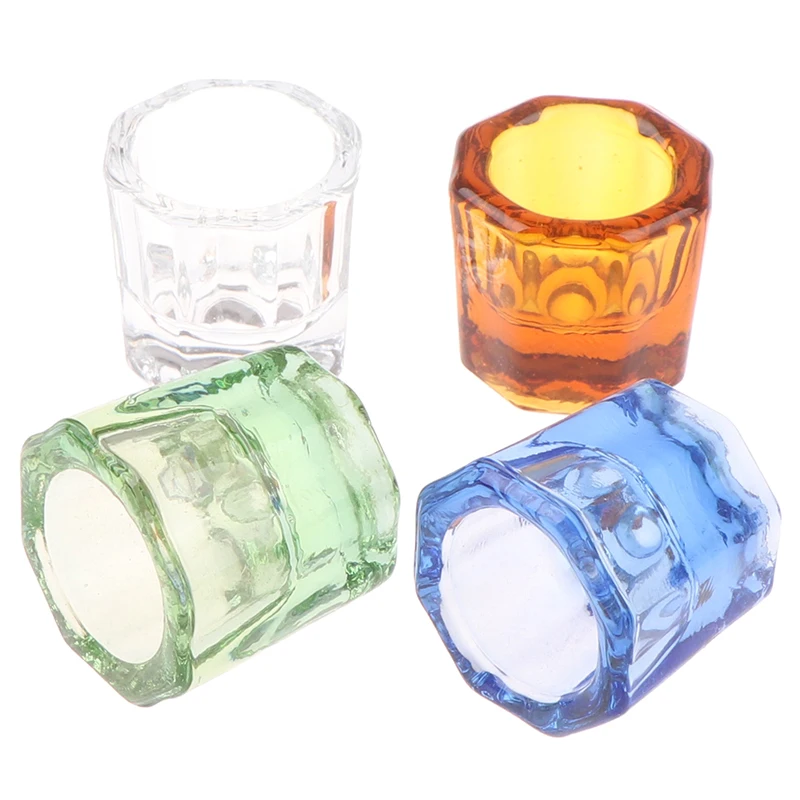 1 шт. бытовые Восьмиугольные чашки стоматология смешивания чаши стекло блюдо