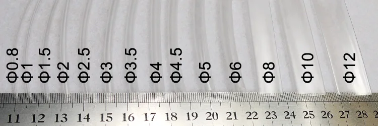 

Clear 7mm Diameter 2:1 Thin Wall Flexible Heat Shrink Tube Soft Cable Sleeve Professional Audio Earphone Line Wire Wrap Cover