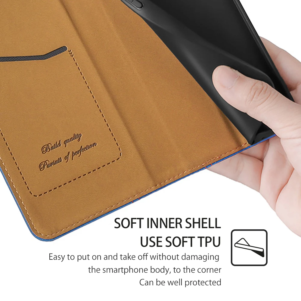 

Solid Flip Case for Samsung A72 A71 A82 A7 A5 A6 A8 Plus A9 2018 Wallet Case A81 A91 A70 A60 A6S A70E A70S A80 A90 Leather Cover