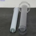 Акриловая Форма для свечей 27 см, плоская головка, вертикальная полоса, форма для длинных свечей, декор для стола, свадебное украшение, материал для свечей ручной работы сделай сам