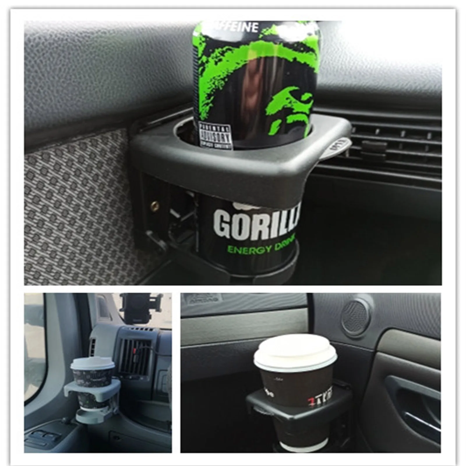 Универсальный складной Автомобильный держатель для стаканчиков черный напитков