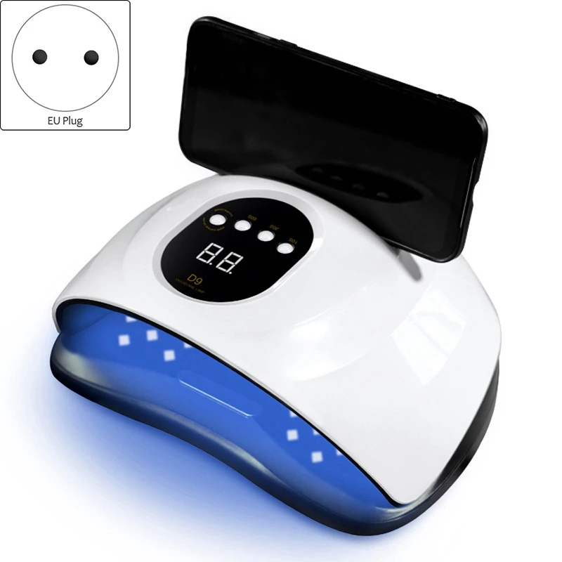 114W UV Led Lamp Phototherapy Nail Dryer with Auto Sensor for Fingernail and Toenail | Красота и здоровье