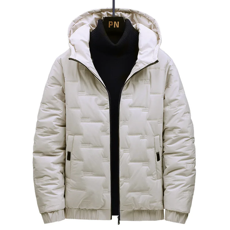

Brand Fashion Men Winter Jacket Korean Style Youngs Casual Hooded Coats Cotton Outerwear Black Khaki Green Size M-4XL