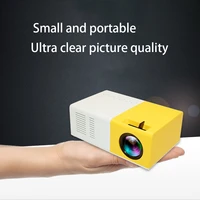 j9 pk yg 300 mini projector led hd 1080p for av usb micro sd card usb mini home projector portable pocket beamer yellow