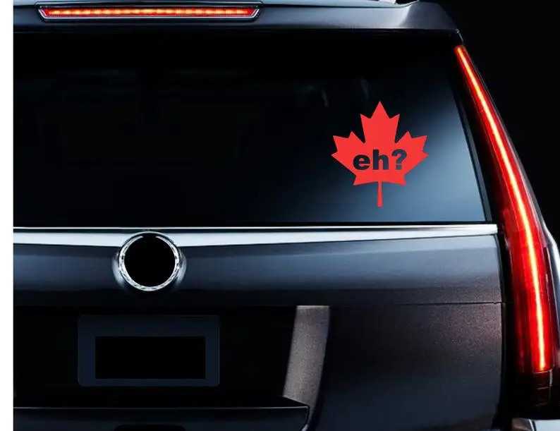 

Eh Vinyl Decal by OFFAIRCUSTOMS (Any Colour Matte Finish Eh Vinyl Decal Canada Maple Leaf Bumper Window decal )