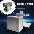 Новый волоконно-лазерный гравировальный станок с вращающимися частями 20 Вт 30 Вт 50 Вт лазерный источник металла золото серебро ювелирные изделия кольцо резка