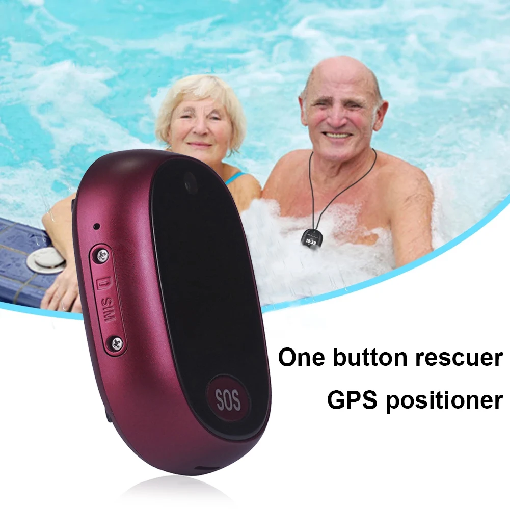 Аварийная сигнализация Netcom на батарейках кнопка SOS для пожилых людей 3g 4g трекер