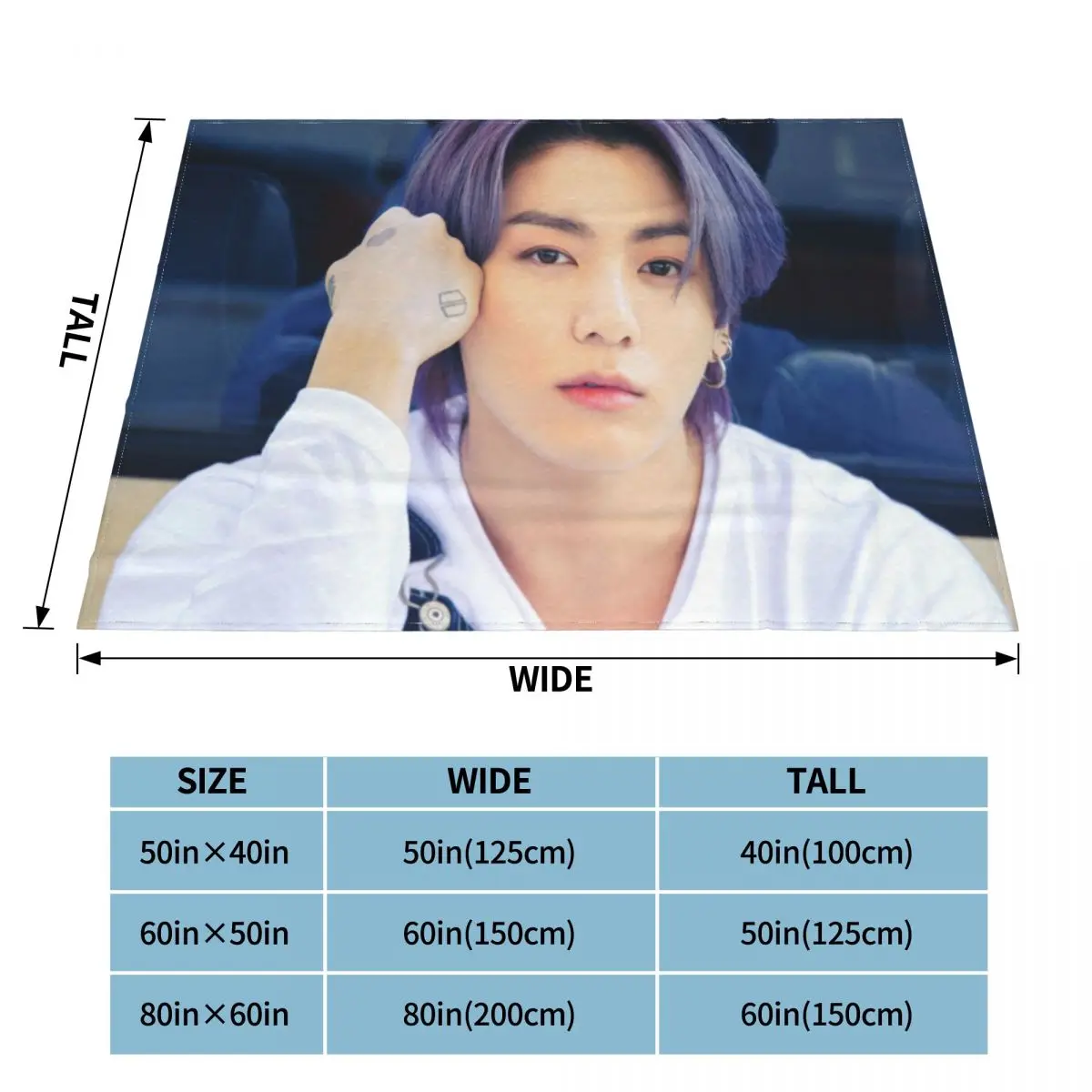 Одеяло Jeon Jungkook 387 покрывало для кровати плед пододеяльники пляжное 150 одеяло