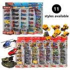 6 шт.компл. коробка 12 стильных автомобилей Мстители игрушечный автомобиль из сплава Человек-паук Тор Капитан Америка гоночные модели автомобилей игрушки для детей Рождественский подарок