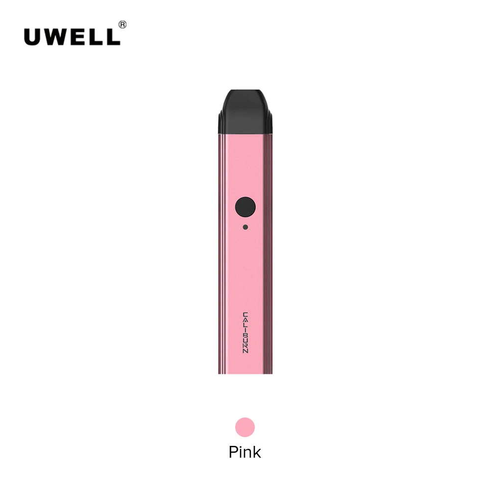 Стартовый набор Uwell Caliburn Pod с 520 мАч встроенным аккумулятором 2 мл картриджем Pod электронная сигарета Vape испаритель - Цвет: Pink