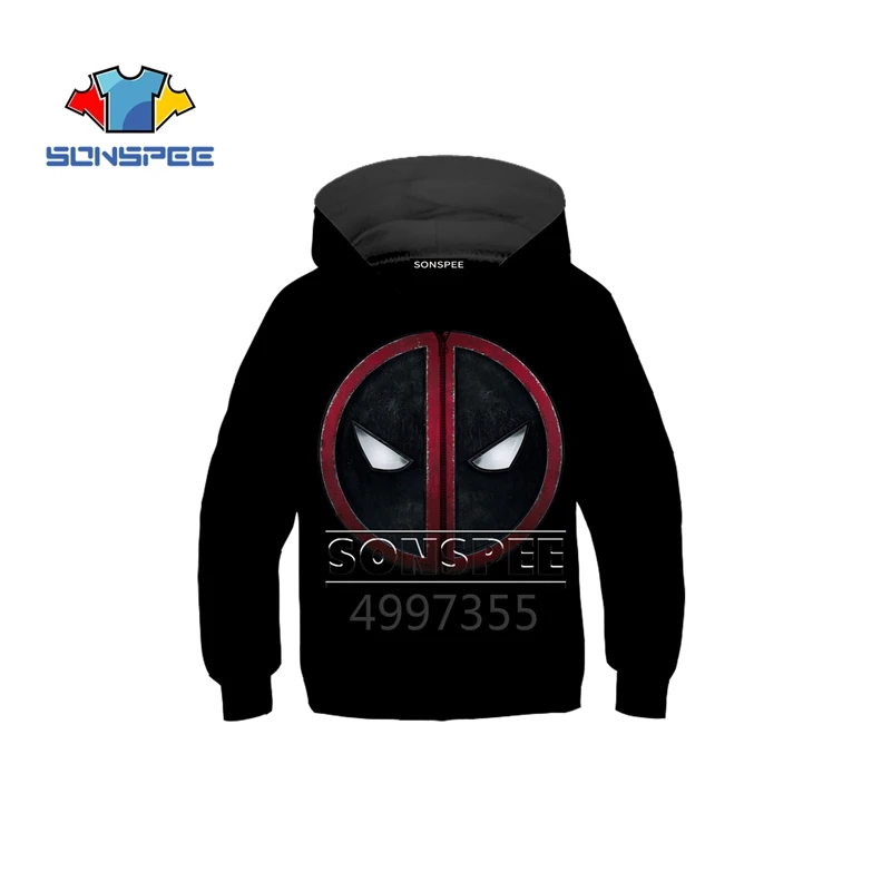 SONSPEE/толстовка с 3D принтом Дэдпул супергероев Marvel 2; повседневные толстовки для мальчиков и девочек-подростков; уличная толстовка с капюшоном; забавная одежда; Z15 - Цвет: 8