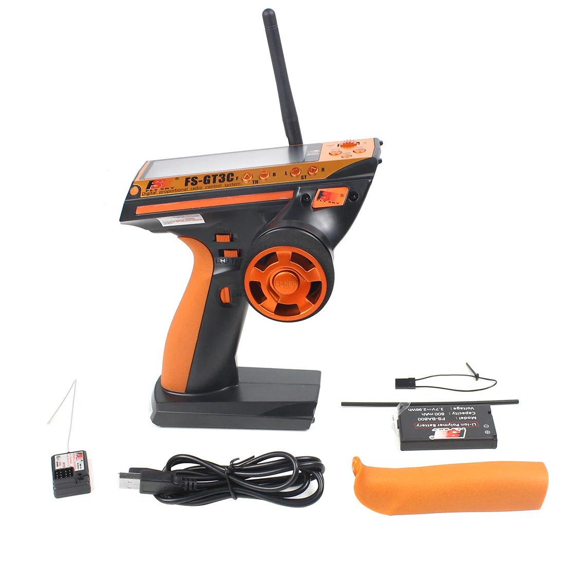 FEICHAO GT3C FS-GT3C 2 4 GHz 3CH передатчик с аккумулятором GR3E приемник 20 кг 180/270 градусов