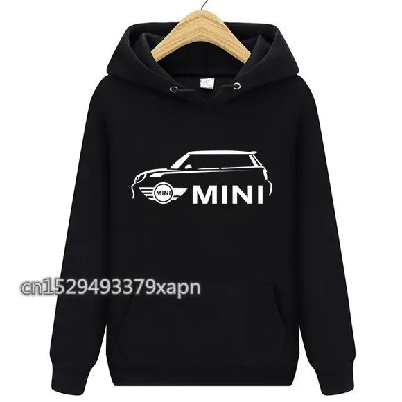 Мини-толстовки с надписью Cars последняя модель MINI Cooper s принтом машины мужская