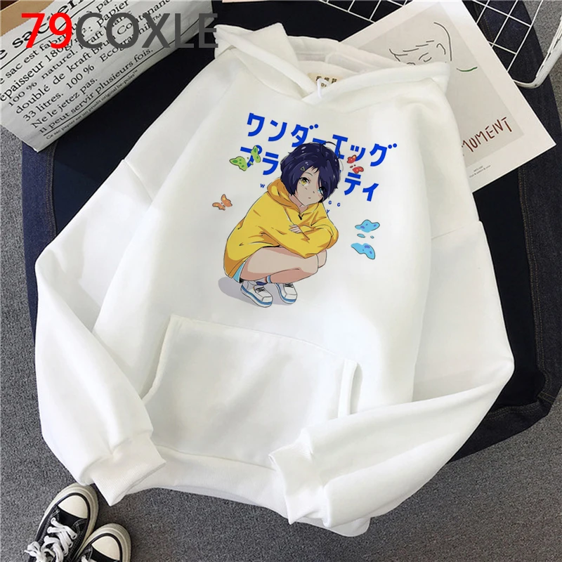 

Wonder Egg Priority hoodies female grunge y2k aesthetic 2021 Ulzzang female sweatshirts pullover 2020 printed