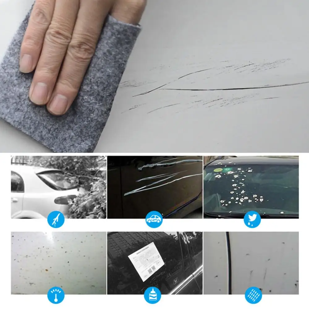 Инструмент для ремонта царапин в автомобиле тканевая нано материальная