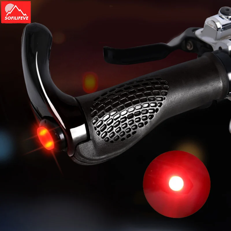 Эргономичные велосипедные ручки светильник MTB резиновые противоскользящие для