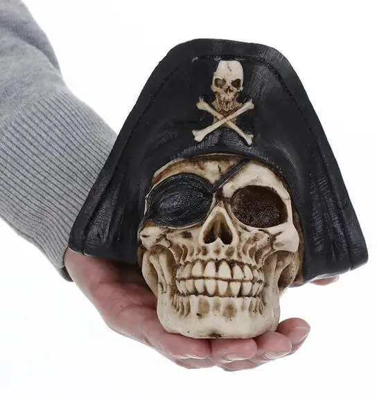

Resin skull skull head handicraft personality setting foreign trade supply office setting gifts