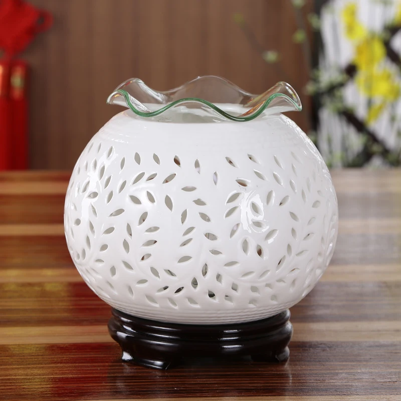 Керамическая электронная благовония лампа для благовоний эфирное масло вилка