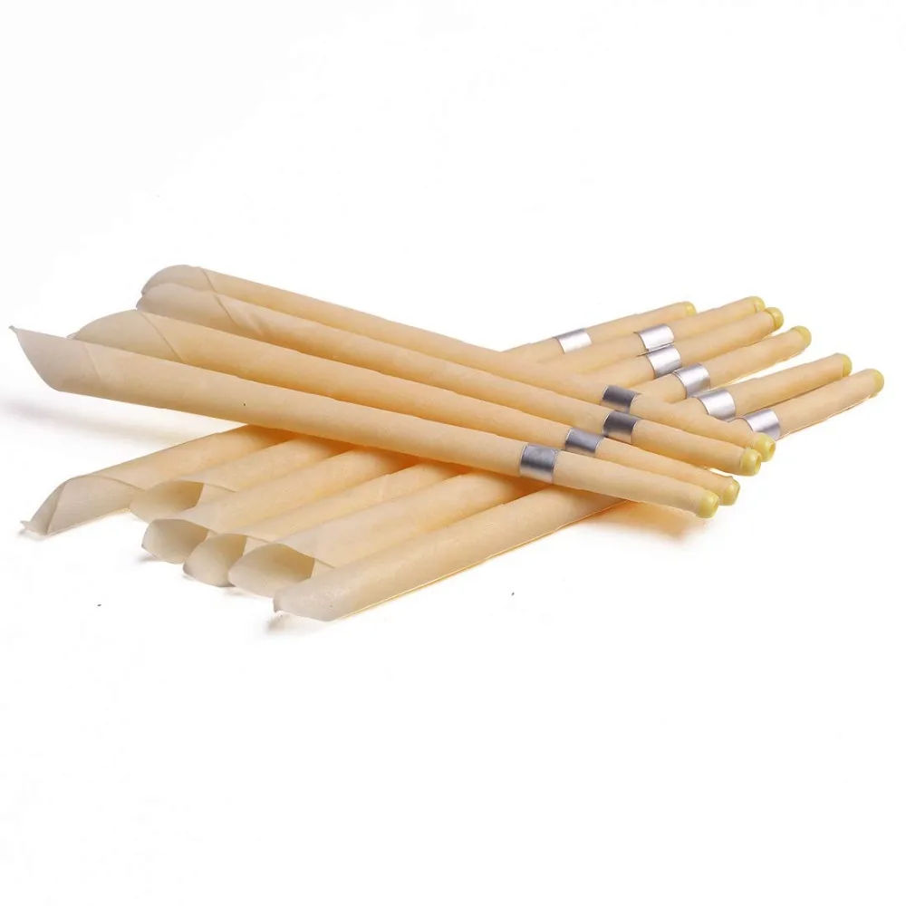 Свечи для удаления ушного воска натуральные ушные свечи из пчелиного 10 воска-10